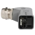 HARTING - Han3A RJ45 Cat5 Stvb 4p IDC, gewinkelt