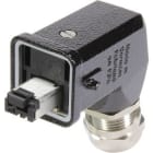 HARTING - Han3M RJ45 Cat5 Stvb 4p IDC, angled