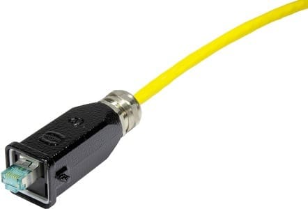 HARTING - Han3M RJ45 GL Cat6A Stvb. 8p met.