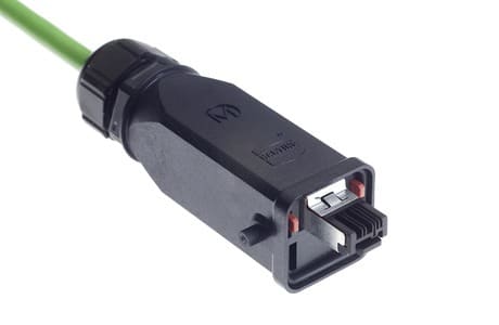 HARTING - Han3A RJ45 Cat5 Stvb 4p IDC, Kunstst.