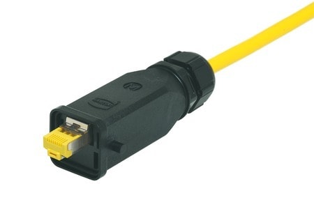 HARTING - Han3A RJ45 10G Cat6 Stvb 8p IDC Kunst.