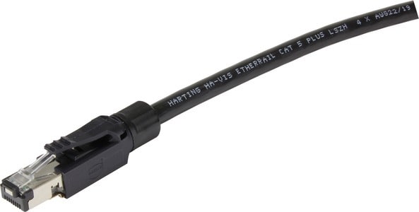 HARTING - RJI RJ45 PN plug Cat.5 IDC 4p RAIL