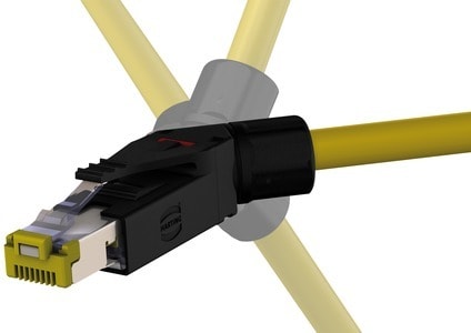 HARTING - RJI 10G RJ45 Stvb. Cat6, 8p IDC gew.