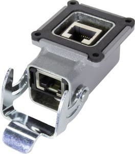 HARTING - Han3A RJ45 WDF gewinkelt (4 Loch)