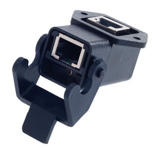 HARTING - Han3A RJ45 Cat5 WDF 8p gewinkelt Kunst.