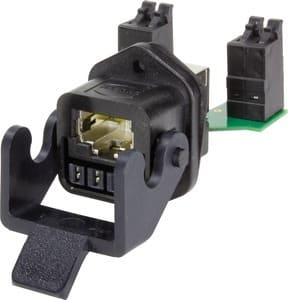 HARTING - Han 3A RJ45 Hybrid Cat.6 WDF 8+4p Kunst.