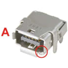 HARTING - ix Industrial 10A-1 jack AH (T&R550)