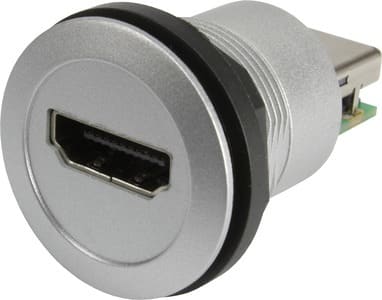 HARTING - har-port HDMI WDF Silber (HDMI 1.4)