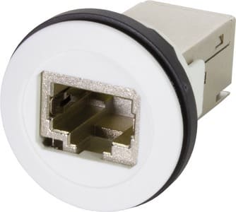 HARTING - har-port RJ45 coupler Cat.6 white