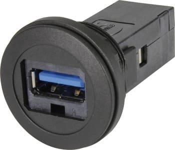 HARTING - har-port USB 3.0 A-A WDF schwarz