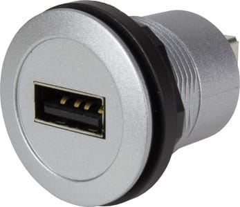 HARTING - har-port USB 2.0 A-B WDF silver