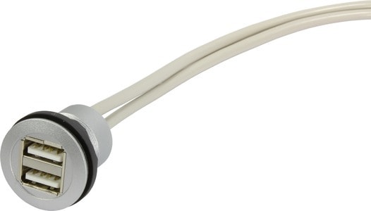 HARTING - har-port 2x USB 2.0 A-A 5,0m Kabel