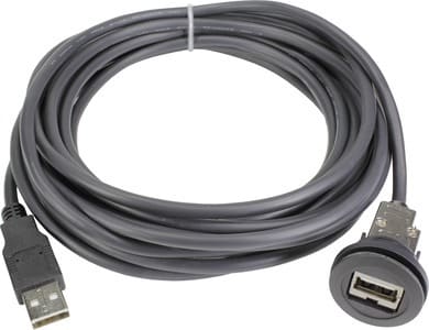 HARTING - har-port USB 2.0 A-A WDF schwarz 5,0m