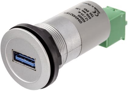 HARTING - har-port USB charger 5V/1,5A silver