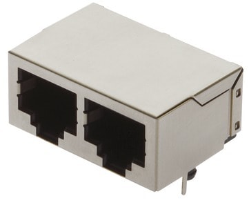 HARTING - RJI RJ45 2-fach Buchse Cat.5 THT gewinke