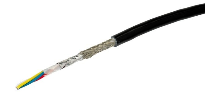 HARTING - Ha-Vis EtherRail 4xAWG22/7 bk CAT5 50m