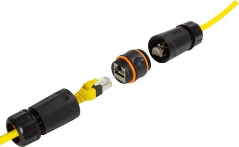 HARTING - RJI coupler housing Cat. 6A IP 65/67