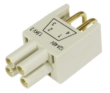 HARTING - HPP V4 Power Löteinsatz 48V/12A 4p 90°