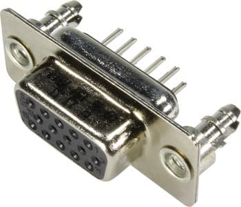 HARTING - D SUB HD FE STR 15P S4_4-40 NUT