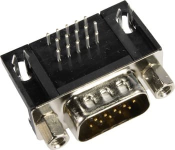 HARTING - D SUB HD  MA RA 15P PL3_4-40 SCREW LOCK
