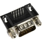 HARTING - DSUB HD MA RA 15P S4 4-40 SCREW & B-LOCK