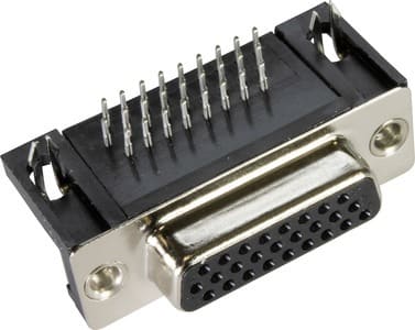 HARTING - D SUB HD  FE RA 26P PL3_4-40 NUT AND