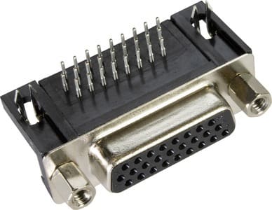 HARTING - D SUB HD FE RA 26P PL3_4-40 SCREW LOCK