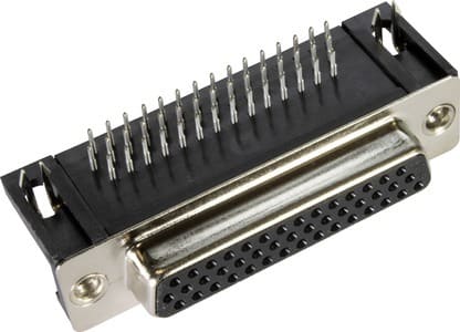 HARTING - D SUB HD FE RA 44P PL3_4-40 NUT AND