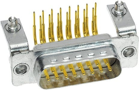 HARTING - 25 way RA Male 47 BLnut4