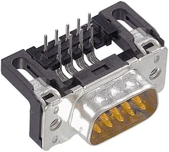 HARTING - DSUB SV MA SSDP ANG73-254 15P PL3 HOLE