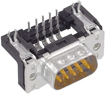 HARTING - DSUB SV MA SSDP ANG73-284 25P AU3 GCHOLE