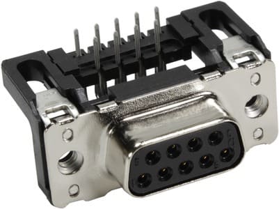 HARTING - DSUB SV FE SSDP ANG73-254 09P PL3 NUT 4-