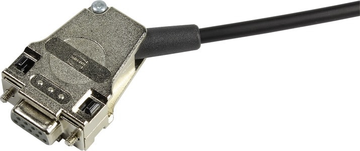 HARTING - D Sub side entry metal hood 9 p