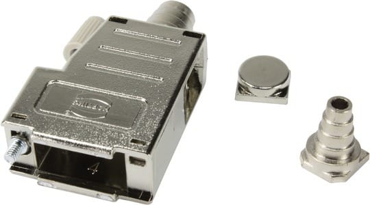 HARTING - D-SUB 9 GEH. GS+GG, METALLIS.