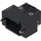 HARTING - D-Sub 9P plast hood 1str-ent slo 4-40 s