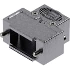 HARTING - D-Sub 9P metpl hood 1str-ent slo 4-40 s