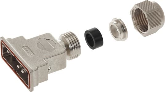 HARTING - DSUB IP 67 Top entry met.plas.hood 50p