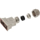HARTING - DSUB IP 67 Top entry met.plas.hood 50p