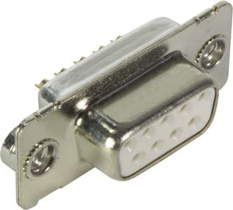 HARTING - D-Sub 09-pole MinD solder cup female nut