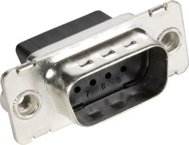 HARTING - D SUB MA CRIMP 9P with 4-40 UNC rear nut