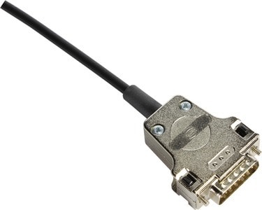 HARTING - D Sub top entry metal hood 15 pole with