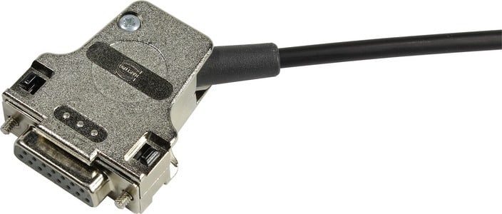 HARTING - D Sub side entry metal hood 15 pole