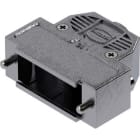 HARTING - D-Sub 15P metpl hood 1str-ent slo 4-40 s