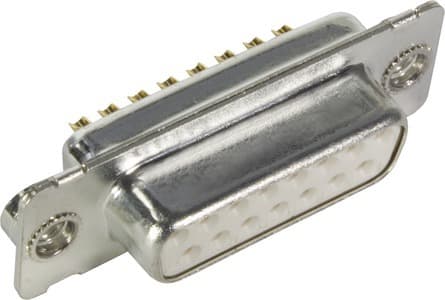 HARTING - D-Sub 15-pole MinD solder cup female nut