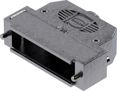 HARTING - D-Sub 25P metpl hood 1str-ent slo 4-40 s