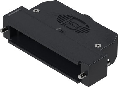 HARTING - D-Sub 37P plast hood 1str-ent slo 4-40 s