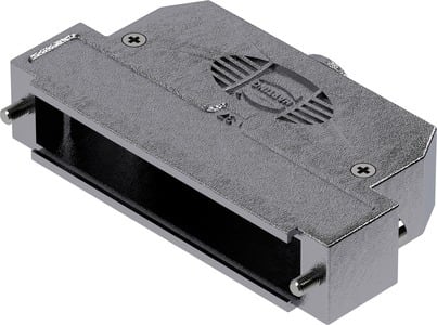 HARTING - D-Sub 37P metpl hood 1str-ent slo 4-40 s