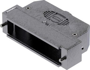 HARTING - D-Sub 50P metpl hood 1str-ent slo 4-40 s
