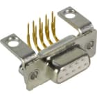 HARTING - D-Sub 09-pole MinD ANG female hole nut M