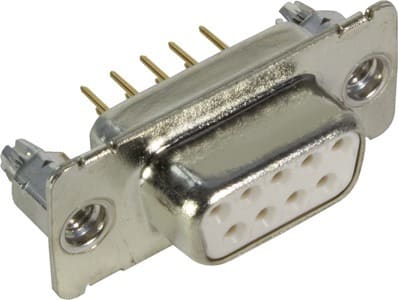 HARTING - DSUB MinD 09P STR FE BL nut M3 PL2